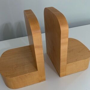 Solid Bird’s Eye Maple Bookends Made in PEI by Leavitts